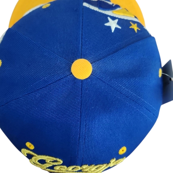 Georgia State Blue And Yellow Snapback With Basketball Logo - Picture 7 of 8
